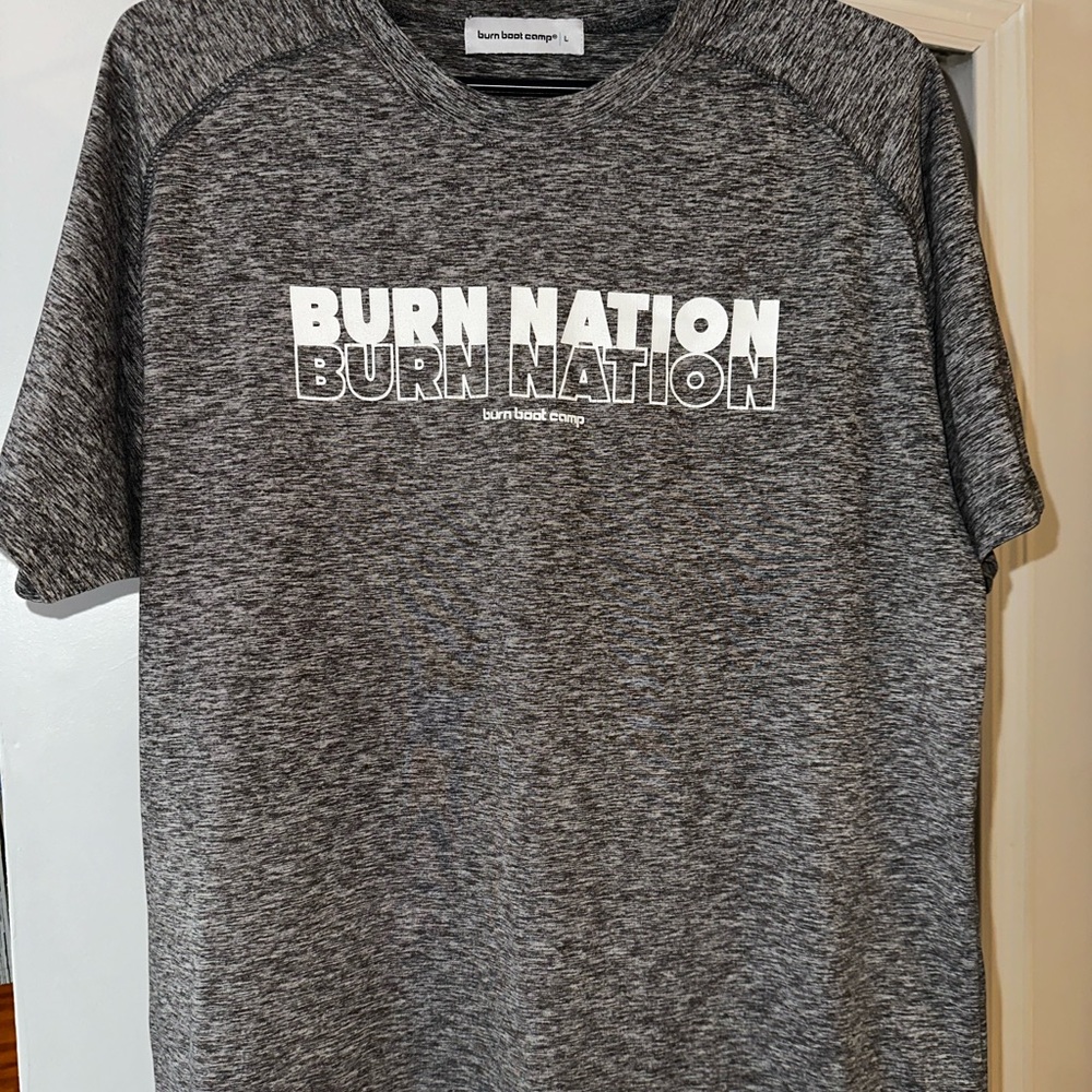 Burn Boot Camp Women's Gray Short Sleeve Tee